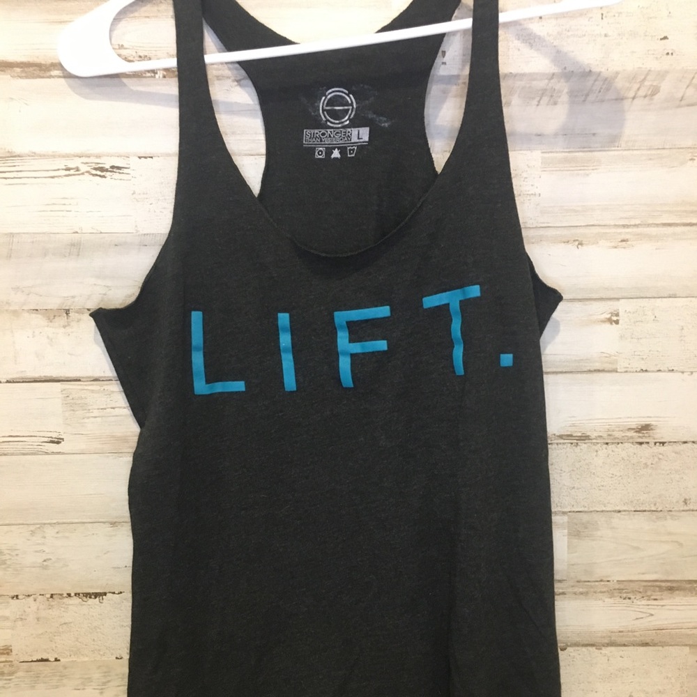 Stronger Than Yesterday Racerback Tank